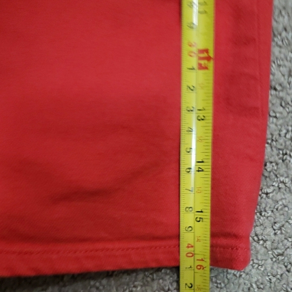 Maje Salopette Robe En Jean Rouge Red Size 36 NWT - Picture 5 of 11